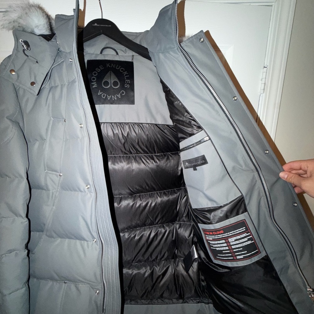 Moose Knuckles Men's Light Gray Jacket